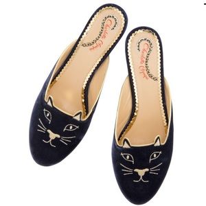 BNIB Charlotte Olympia Kitty slippers mules sz39